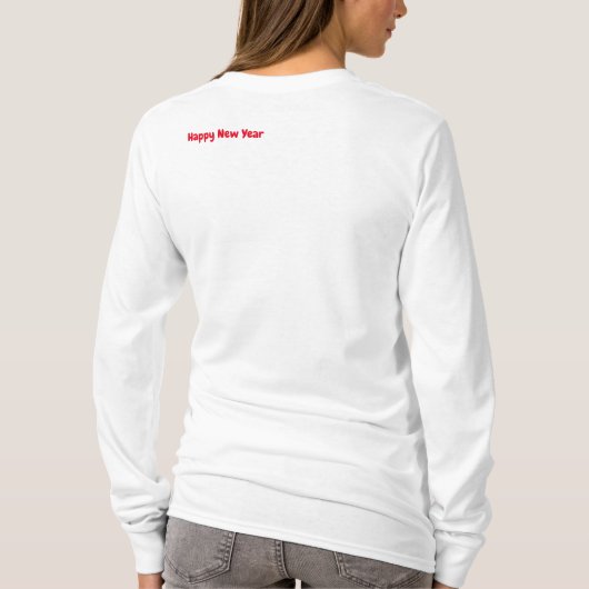 T-shirt met kerstmis (Achterkant)