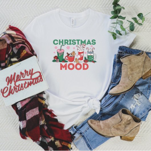 T-shirt met kerstsfeer