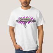 T-shirt met kettingang-kantelen (Voorkant)
