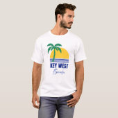 T-shirt met Key West Florida (Voorkant volledig)