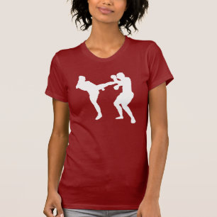 t-shirt met kickboxer