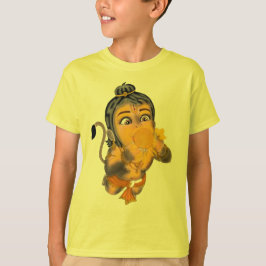 T-shirt met kind Hanuman