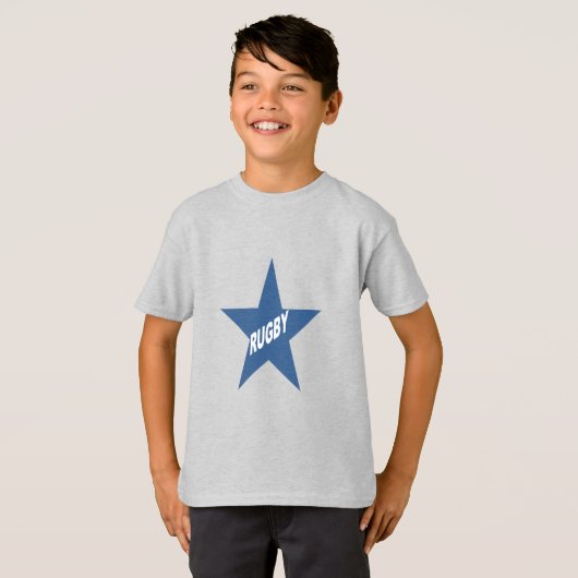 T-shirt met kinderen ETOILE RUGBY (Voorkant volledig)