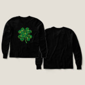 T-shirt met klaver van St. Patrick (Voorkant /achterkant)