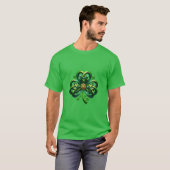 T-shirt met klavertje vier van St. Patrick (Voorkant volledig)