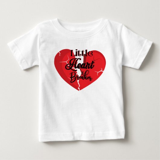 T-shirt met kleine hartbreker (Voorkant)