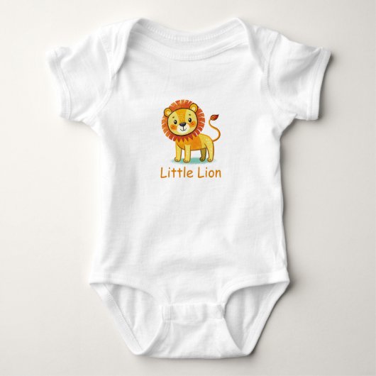 T-shirt met kleine leeuw (Voorkant)