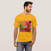 T-shirt met kleurrijke afbeeldingen (Voorkant volledig)