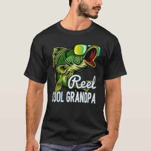 T-shirt met koele opa die vist – Grappige baars vi