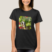 T-shirt met kolibrie op voederbak (Voorkant)