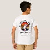 T-shirt met Konijn dat Wortel Knuffelt Retro Zonso (Achterkant volledig)