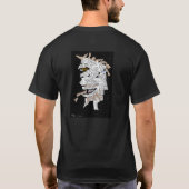 T-shirt met kop en scheur (Achterkant)