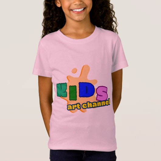 T-shirt met korte mouwen en kinderdesign (Voorkant)