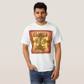 T-shirt met krabvrouw (Voorkant volledig)