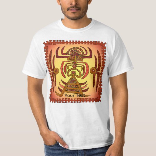 T-shirt met krabvrouw (Voorkant)