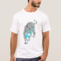 T-shirt met kracht van wilde tijger