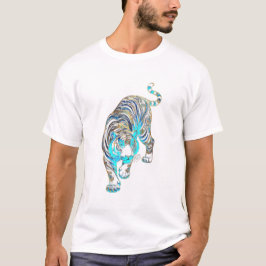 T-shirt met kracht van wilde tijger