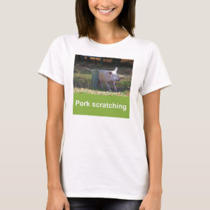 T-shirt met krassen