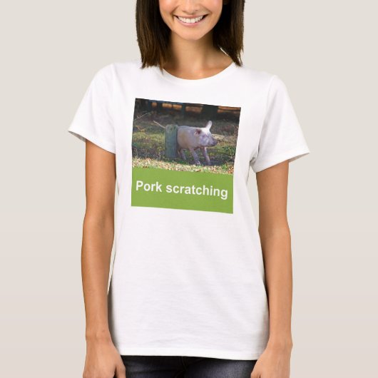 T-shirt met krassen (Voorkant)