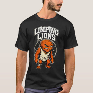 T-shirt met kreupele leeuwen