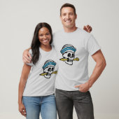 T-Shirt met krijgerschedel-speergrafiek (Unisex)