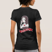T-shirt met krong hol voor vrouwen (Achterkant)