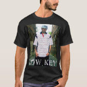 T-shirt met lage sleutel (Voorkant)