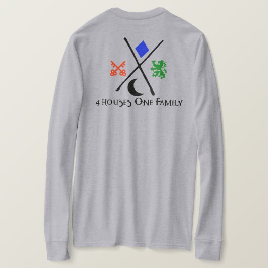 t-shirt met lange hoes (Design achterkant)