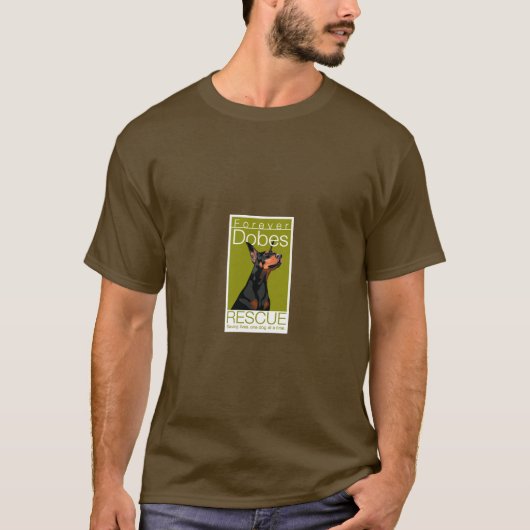 T-shirt met lange hoes/bruin (Voorkant)