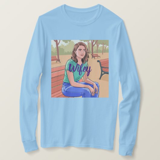 T-shirt met lange mouwen (Design voorkant)