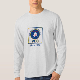 T-shirt met lange mouwen en gecentreerd embleem (V