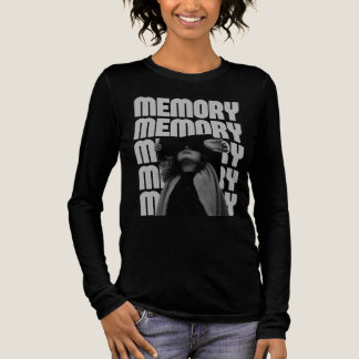 T-shirt met lange mouwen en grafische Memory-typog