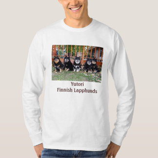 T-shirt met lange mouwen met 5 zwarte en beige Yut