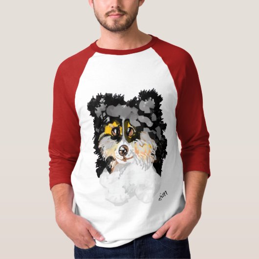 T-shirt met lange mouwen: Schattige geweest. (Voorkant)