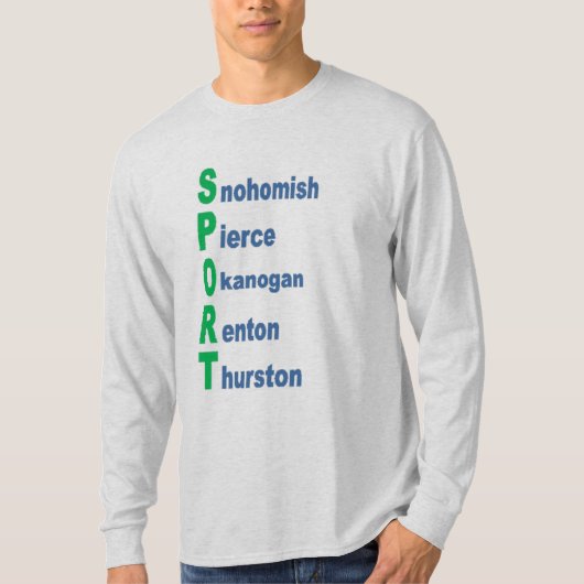 T-shirt met lange mouwen TORISM SPORT WA (Voorkant)