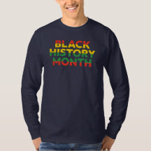 T-shirt met lange mouwen voor Black History Month