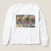 T-shirt met lange mouwen voor meisjes. (Achterkant)