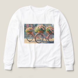 T-shirt met lange mouwen voor meisjes.