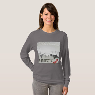 T-shirt met lange mouwen voor stedelijke levenssti