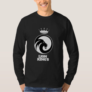 T-shirt met lange mouwen Zwart-Wit Lion King