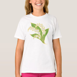 T-shirt met lange Sleeves: Lily van de vallei