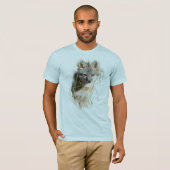 T-shirt met laxie (Voorkant volledig)