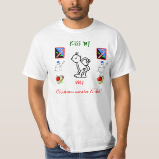 T-shirt met lelijke kerstkeuken