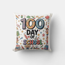 T-shirt met leuk 100ste schooldag thema | Kleurrij