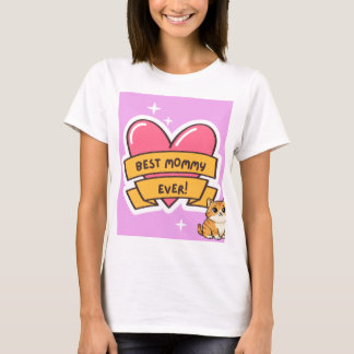T-shirt met leuk kat ontwerp