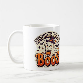 T-shirt met leuk spook Halloween-ontwerp Koffiemok
