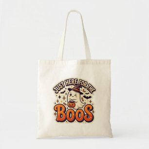 T-shirt met leuk spook Halloween-ontwerp Tote Bag