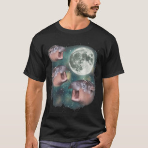 T-shirt met lief nijlpaardje Lune-Deng - Lief nijl