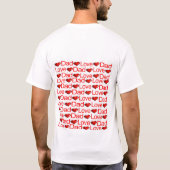 T-shirt met liefde papa (Achterkant)