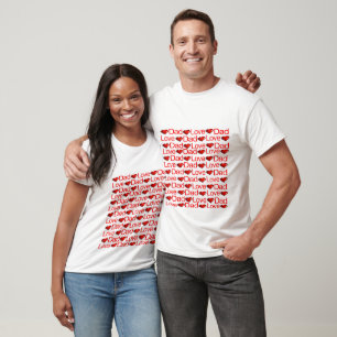 T-shirt met liefde papa